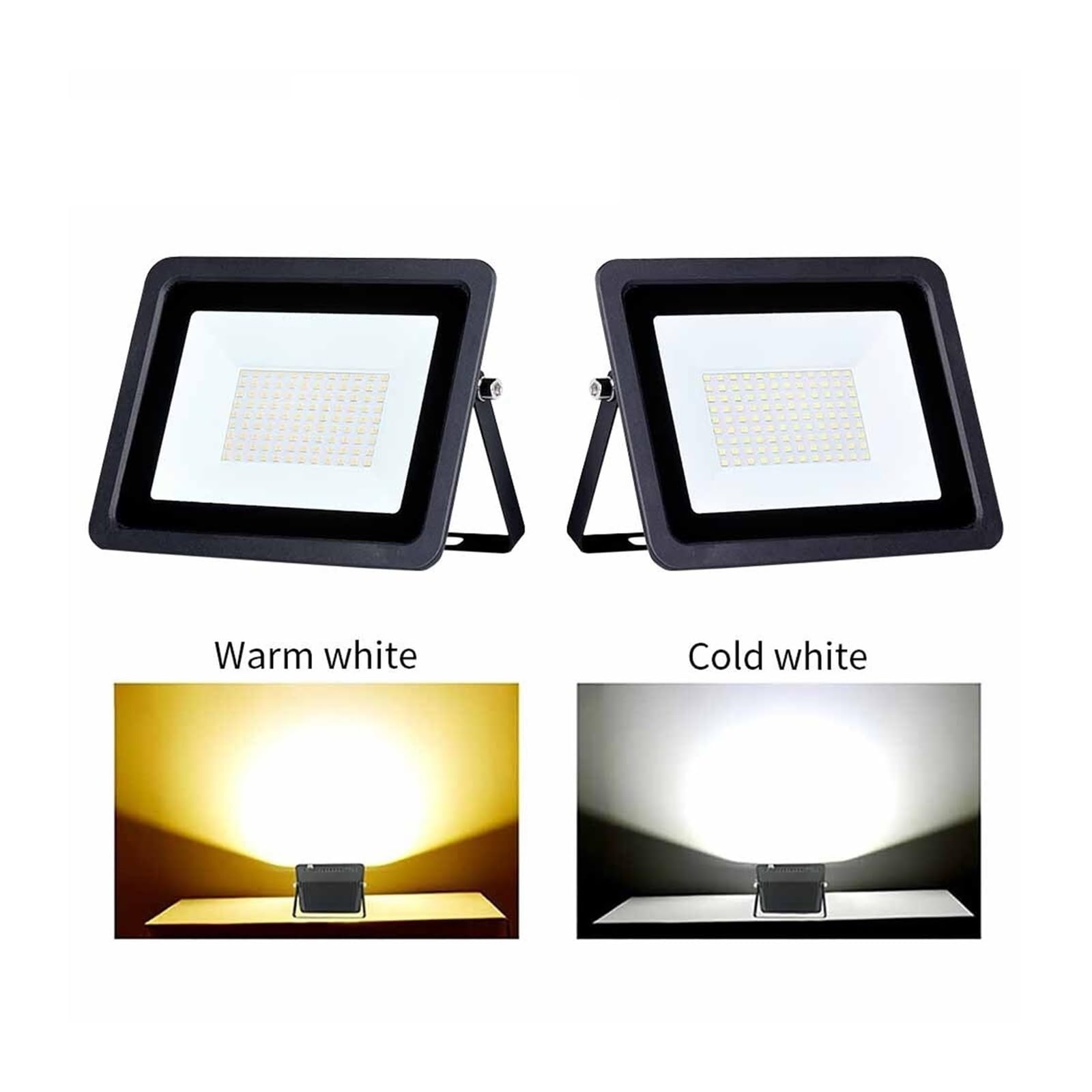 Proyectores LED para exteriores, Luz De Inundación LED IP68 Impermeable 10W 20W 30W 50W 100W 200W 300W Reflector Proyector De Jardín Al Aire Libre Iluminación Lámpara De Foco para patio, estacionamien