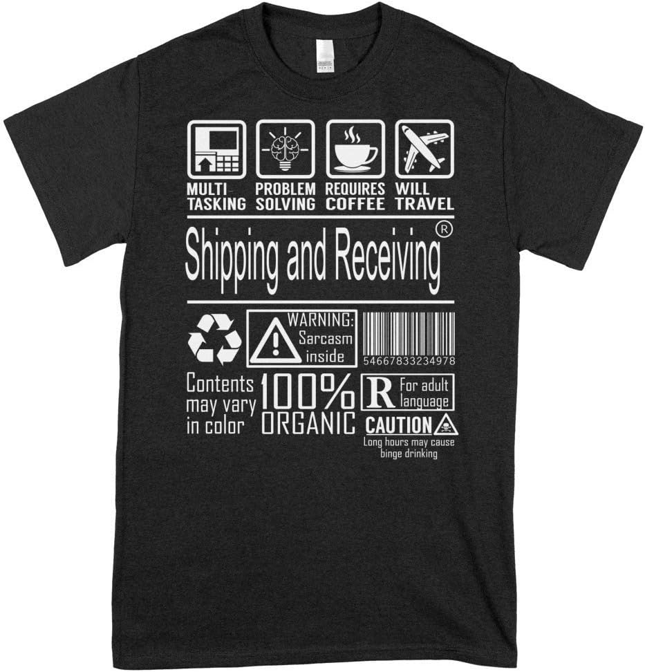 Shipping And Receiving Job Title Multitasking Cute Fashion Tee For