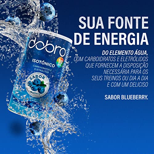 Isotônico 450g Sabor Blueberry | Dobro | Carboidratos e Eletrólitos