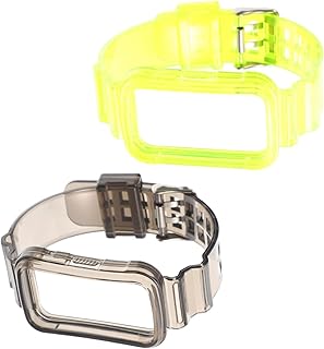 UKCOCO 2pcs Watch Fit2 Silicone Bands for Men Reloj Deportivo para Mujer Reloj Deportivo para Hombre Comfortable Watchband Watch Band Band for Watch Comfortable Watch Band TPU Watchband