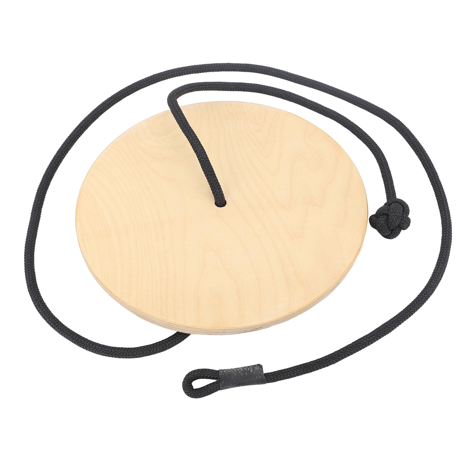 Balançoire en Corde à Disque en Bois, balançoire Ronde pour Arbres, adaptée aux Enfants et aux Adultes, balançoire d’entraînement à l’équilibre en Bois de Bouleau Robuste et