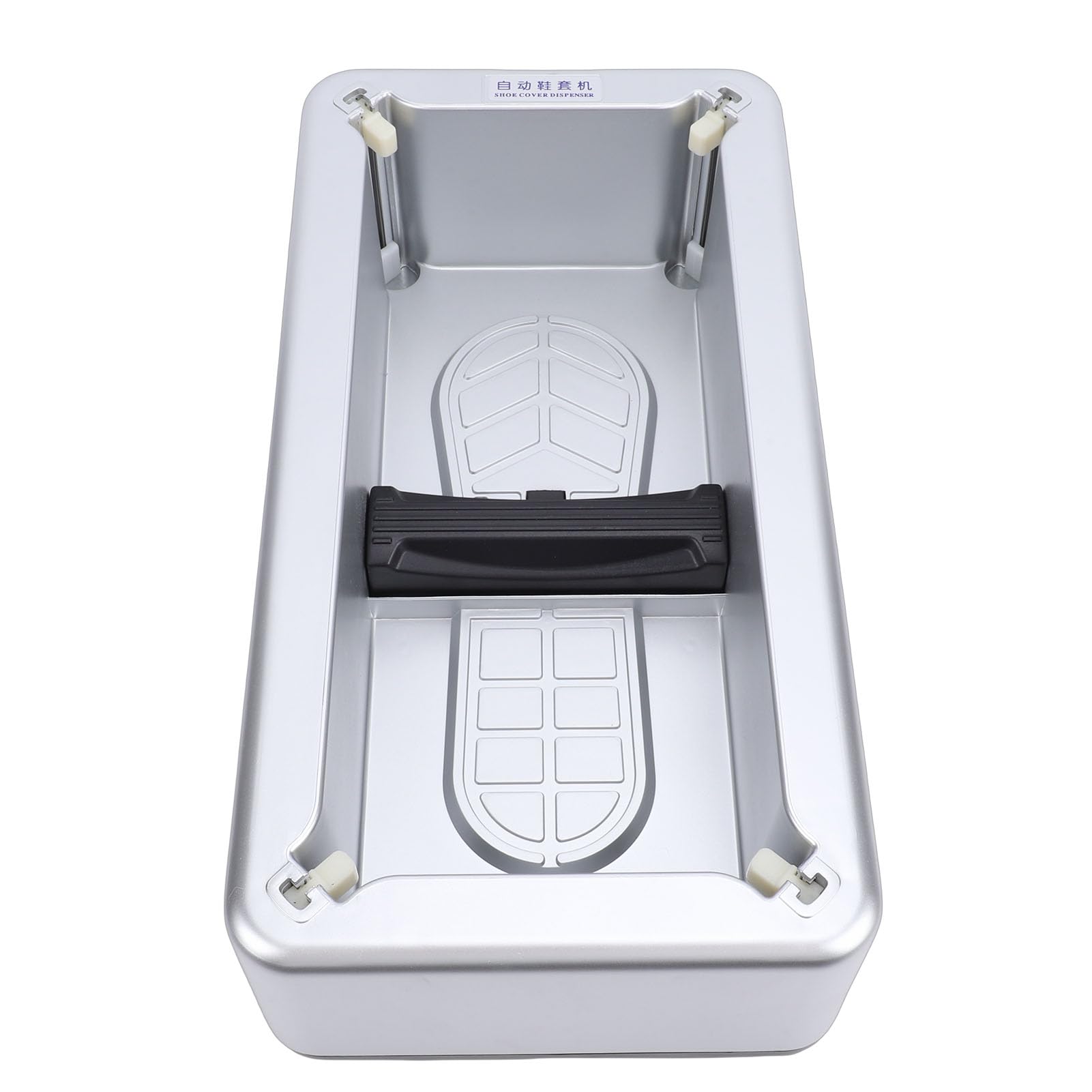 Fockety Dispenser Automatico per Copriscarpe, Macchina per Copriscarpe Antiscivolo con Funzionamento con un, Dispenser per Usa e Getta con Struttura in Lega di Alluminio per Ufficio, Supermercato,