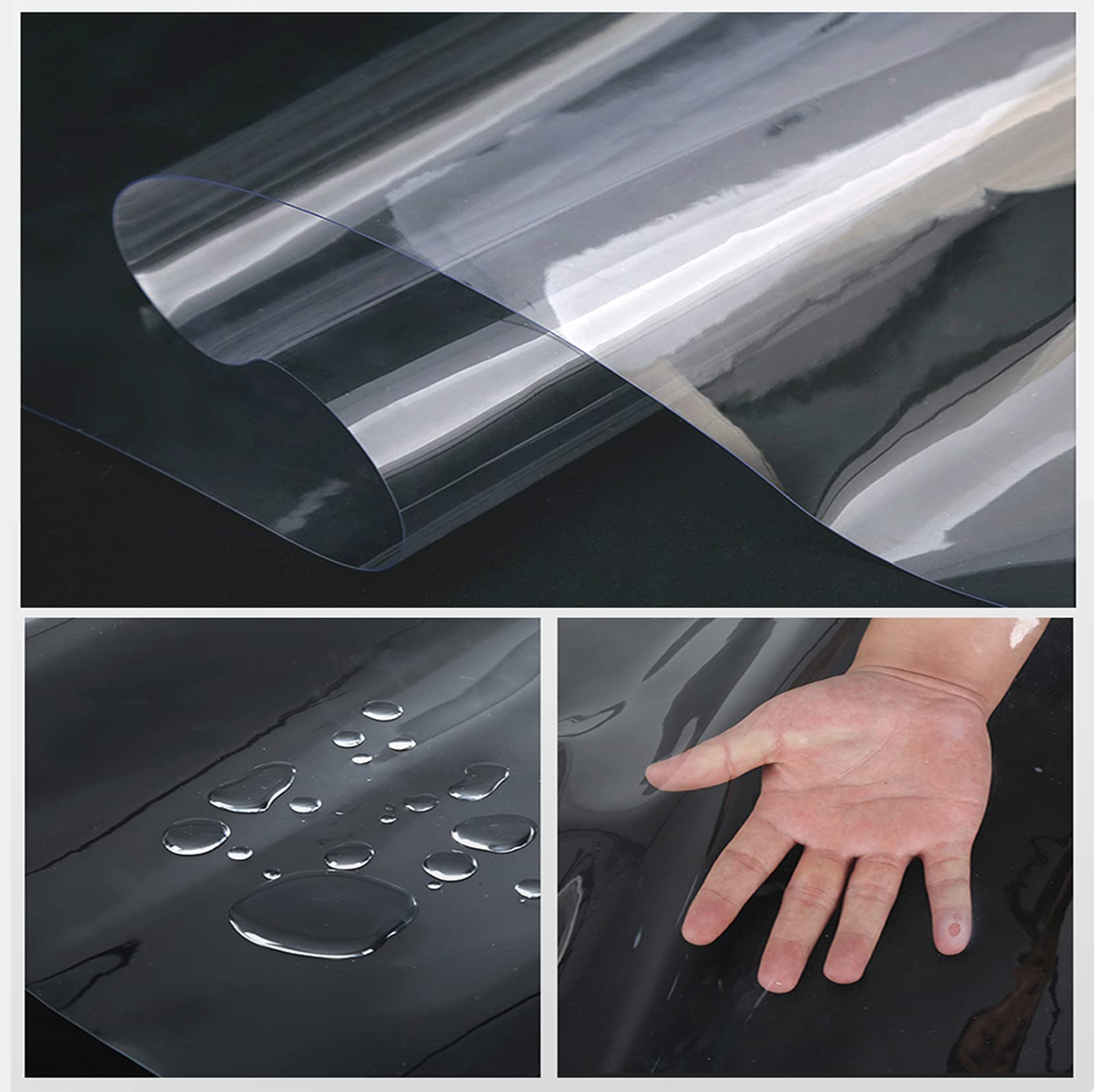 Amazon.com: ZXCVBAS Glass Clear Tarpaulin,Heavy Duty