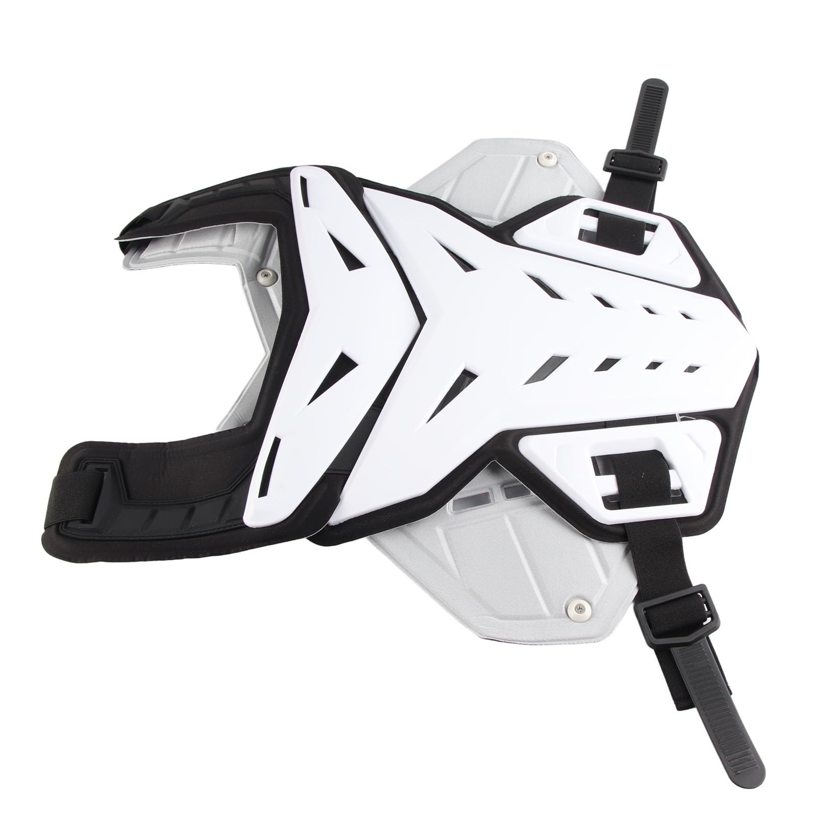 Chaleco de Motocicleta Armadura Resistente a los Golpes Diseño Libremente Ajustable para Ciclistas Adultos Material de Espuma Suave 47x40cm