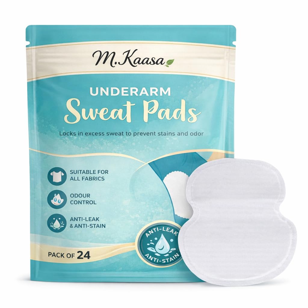 Disposable Underarm Sweat Pads for Men & Women – 24 Ultra-Thin Adhesive Garment Protectors | Sweat & Odor Control | Stain Protection | Soft, Breathable & Invisible Underarm Shields-image-45