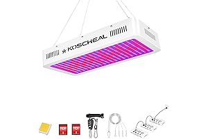 KOSCHEAL 2000W LED Grow Light: Enhance Plant Growth with Full Spectrum