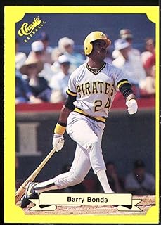 Barry Bonds Rookie Card 1987 Classic Update Yellow/Green Backs #113
