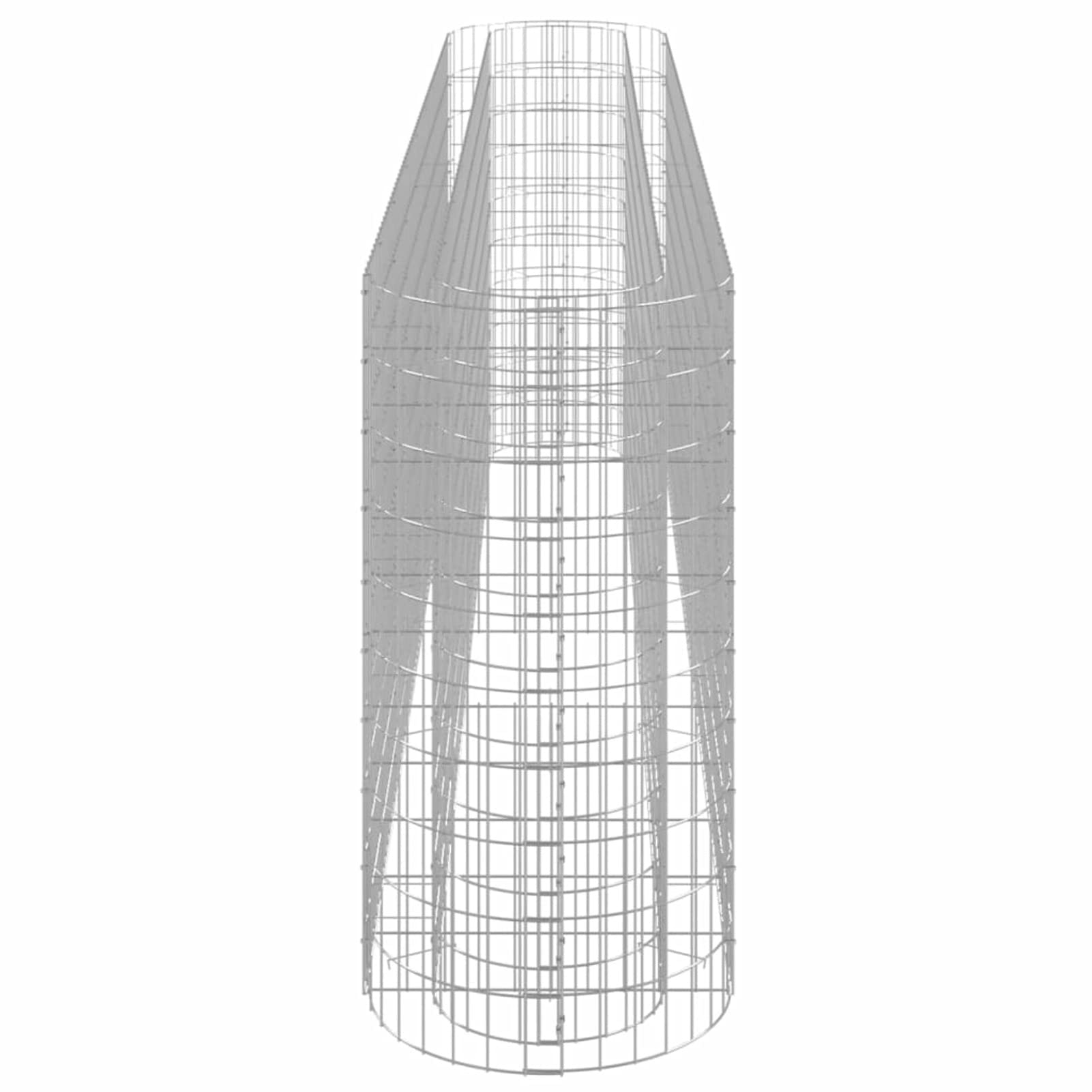 Chusui Arriate de gaviones, Macetas para Flores Y Plantas, Jardineria Maceteros, Huerto Urbano Terraza, Mesa De Cultivo, Mesa Cultivo, de Hierro galvanizado 330x50x100 cm