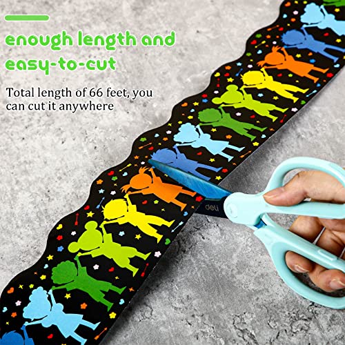 Bulletin Board Borders Bulletin Border Stickers Classroom Board Trim With Cute Kids Back To School Supplies For Classroom Decoration Bulletin Boards Wall Displays Windows Doors Desks 66 Ft #TOP2
