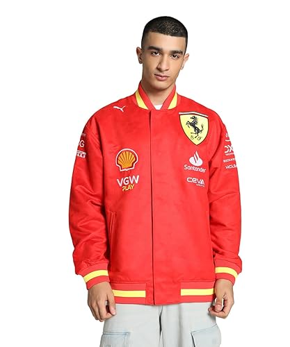 PUMA Scuderia Ferrari Men's 2024 Team Varsity Jacket
