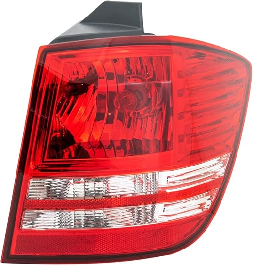 PIT66 Tail Light Set Clear/Red Lens Driver Side W/o Wires And Bulbs Fit For Honda Pilot 2009 15 - Foto 5