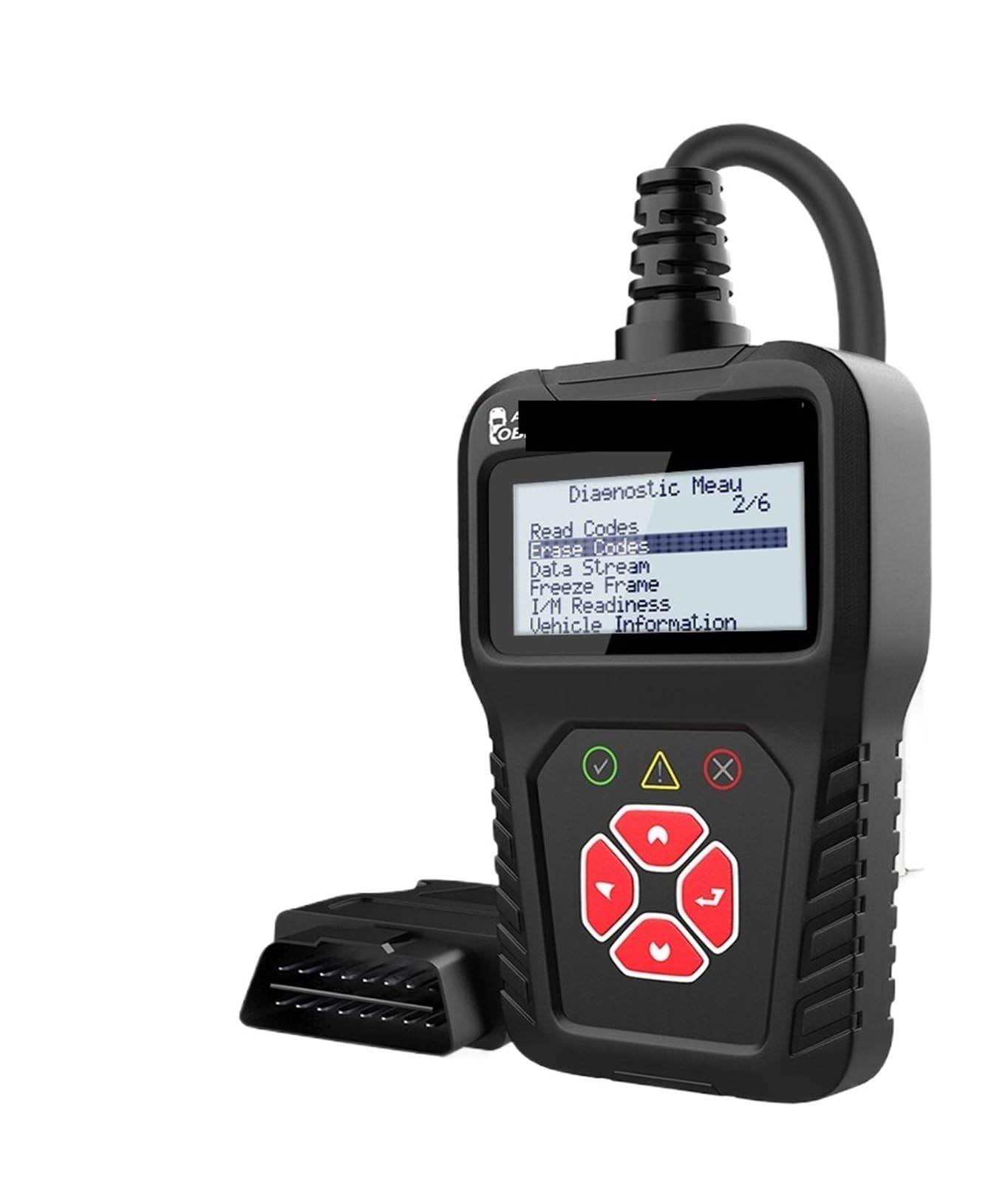 AS100 OBD2 Czytnik kodów silnika OBD 2 Skaner Analiza Odczyt Kodów Kasowanie Narzędzie diagnostyczne,Przyjazny dla użytkownika