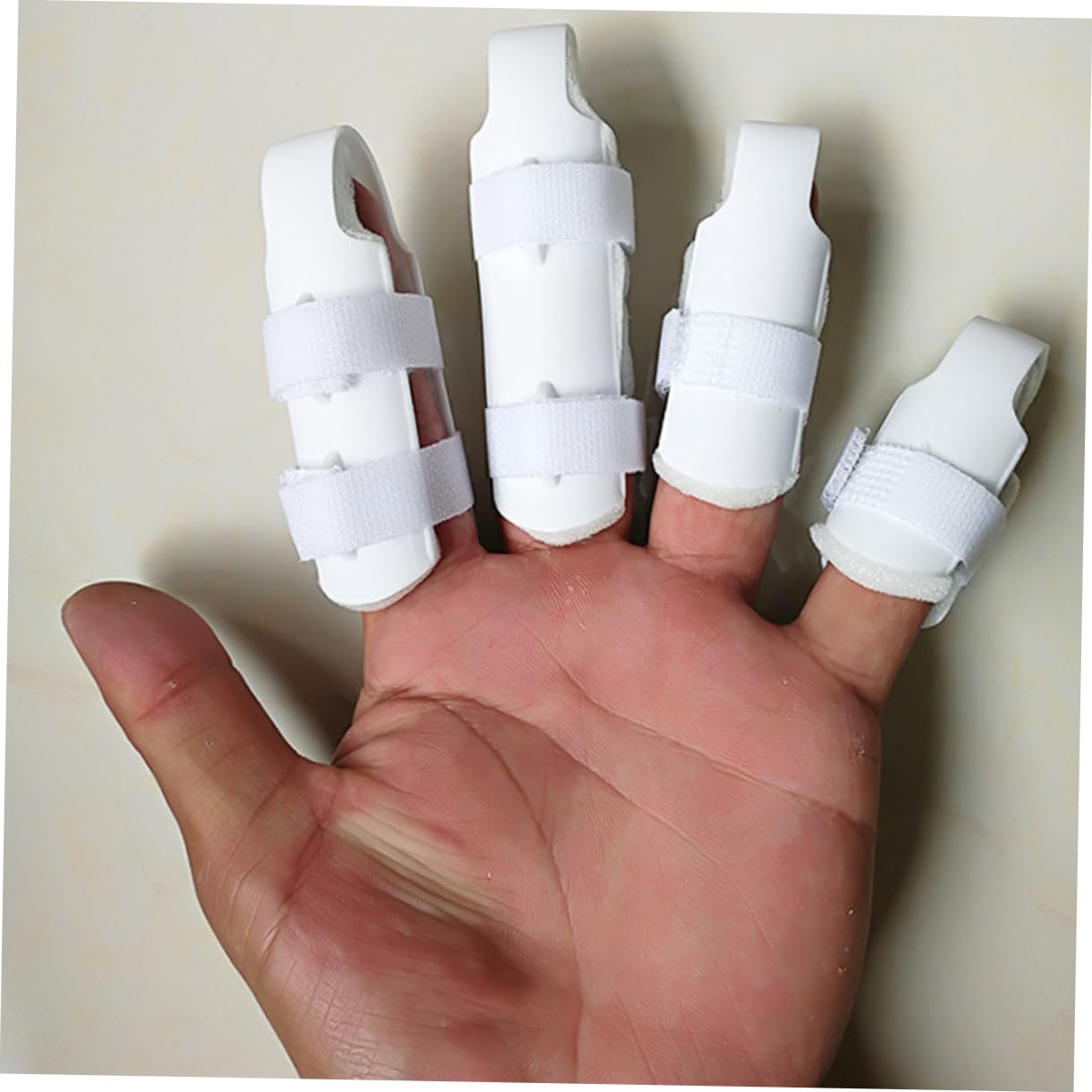 Didiseaon 1set Splints Retainer Holder Thumb Splint for Thumb Support Brace Splints for Fingers Brace Protective Splint for Thumb Brace White 4pcs