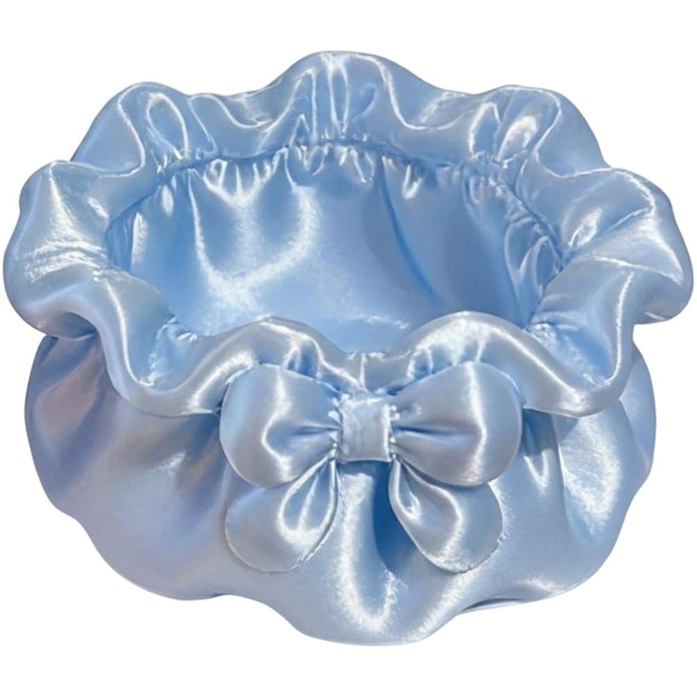 Danlai 3d Bow Shaped Trinket Dish, Desktop Tray for Jewelry Makeup Brush Pen and Cosmetic Item Organization