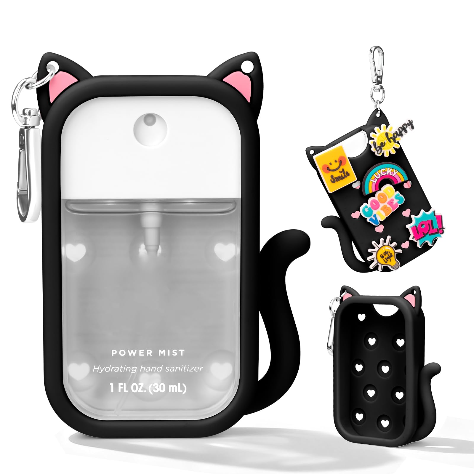 Amazon.com: Kivzex Cat Silicone Case for Touchland Hand Sanitizer
