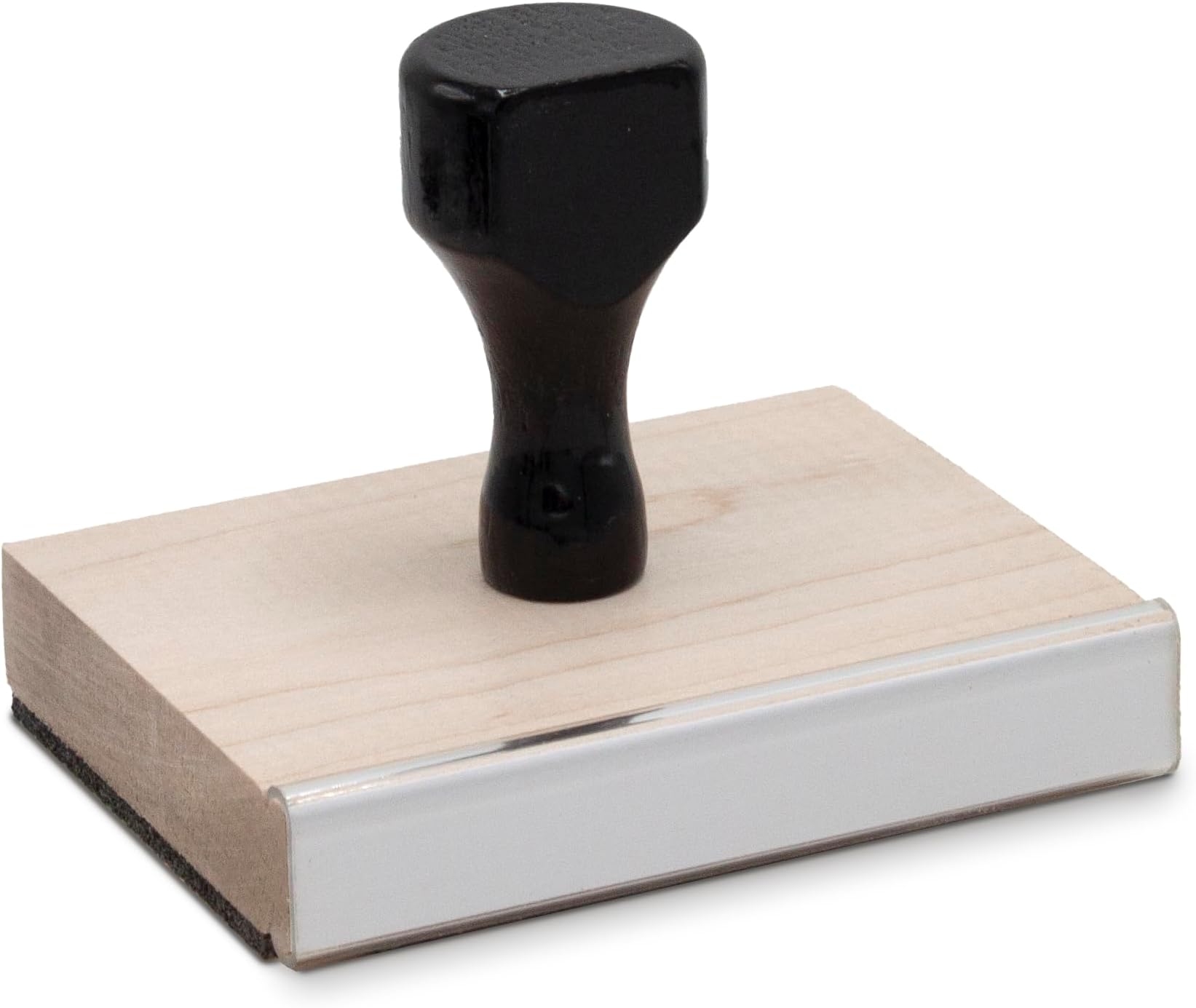 Infusion Traditional Wood Stamp with Black Wood Handle (4" x 5")