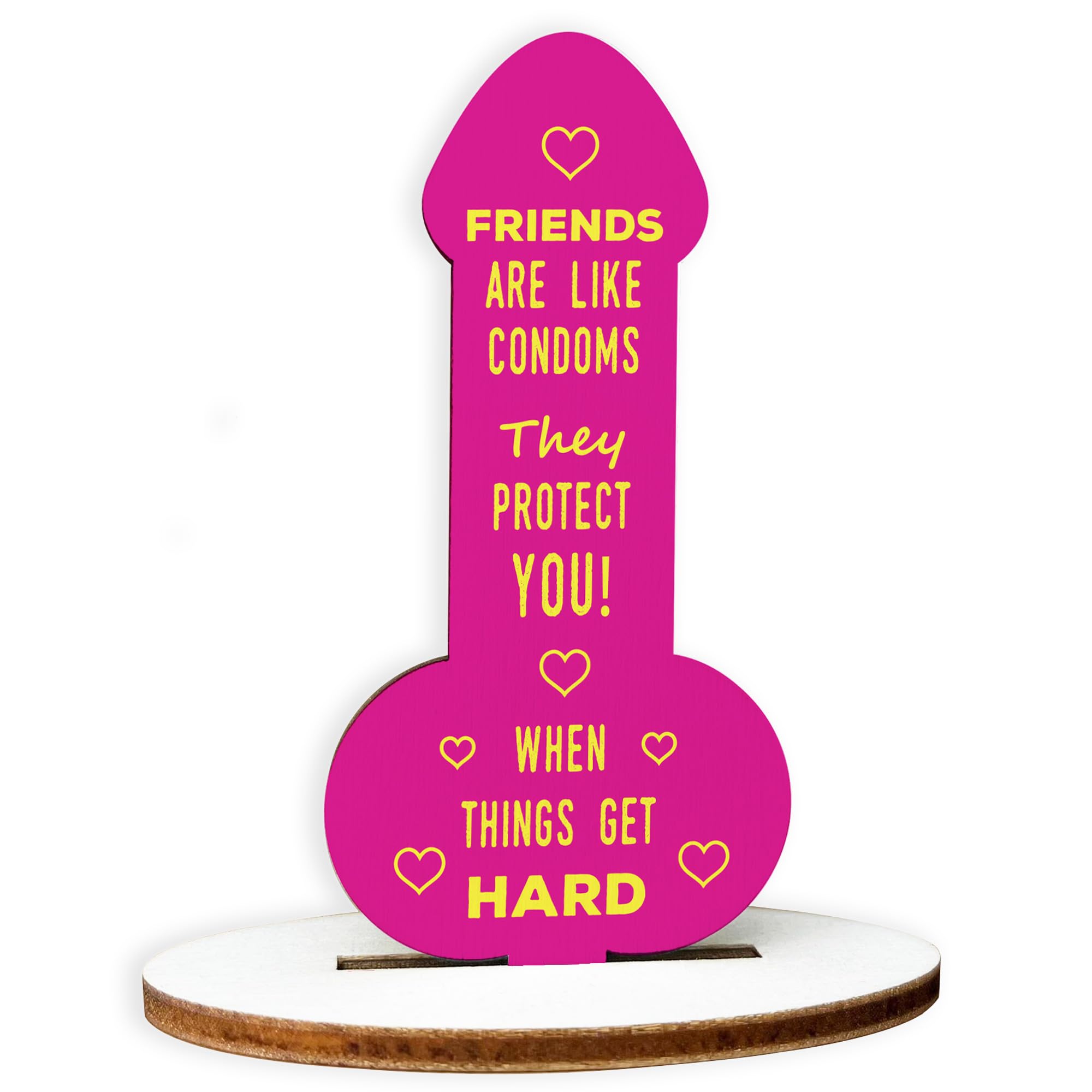 Red Ocean Funny Rude Friendship Plaque Novelty Gift For Best Friend Joke Gift For Her Funny Birthday Gift For Friends