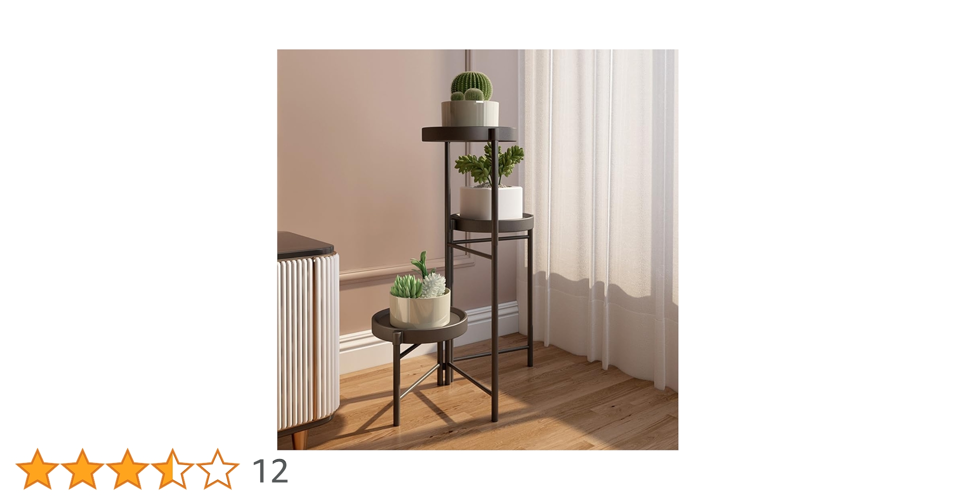 Amazon.co.jp: Glynislife フラワースタンド 花台 室内 アイアン