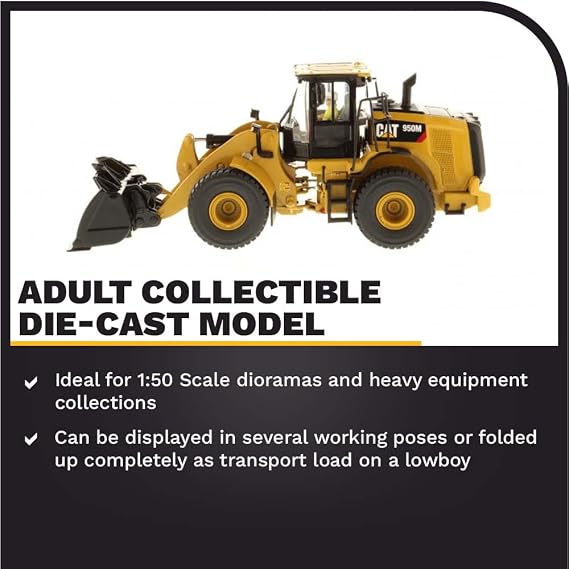 1:50 Scale Cat 950M Wheel Loader Die-cast Model 85914