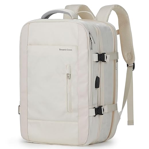 Mochila de Viagem Expansivel Masculina Feminina, Mochila Para Notebook Executiva Impermeável Reforçada Cabo USB,Mochilas Trabalho Escola Viagens Presente