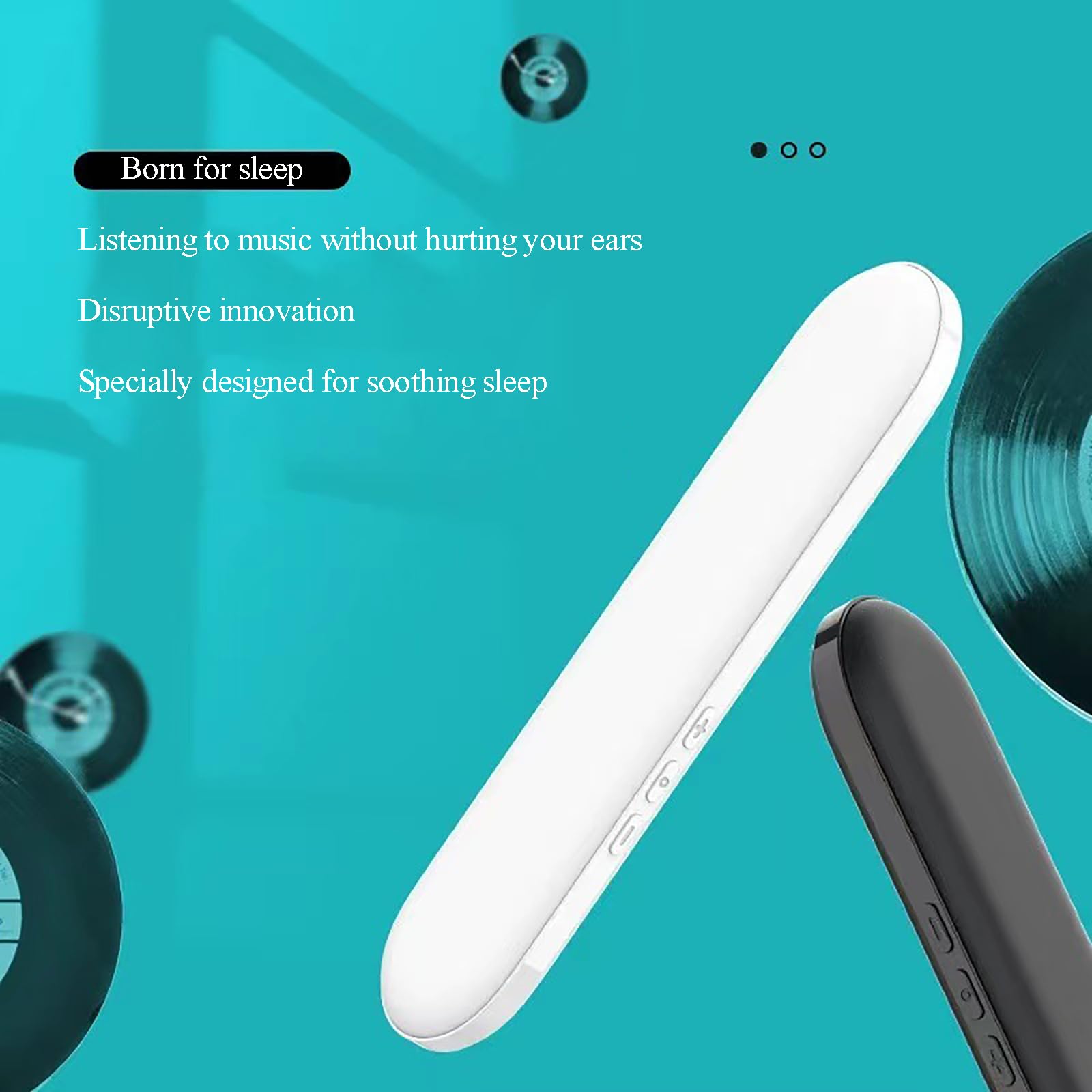 Altoparlante Bluetooth per Cuscino, Altoparlante Stereo a conduzione ossea Bluetooth per Musica Senza Fili per Dormire, per Dormire profondamente, per Chi Dorme di Lato
