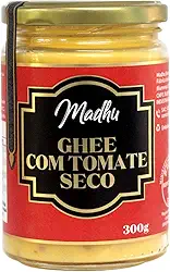 Manteiga Ghee com Tomate Seco C/sal 300g - Madhu Ghee