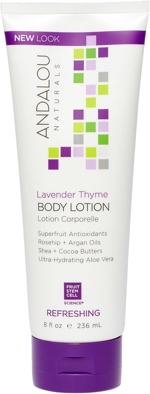 Andalou Naturals Lavendel Tijm Verfrissende Body Lotion, 8 oz