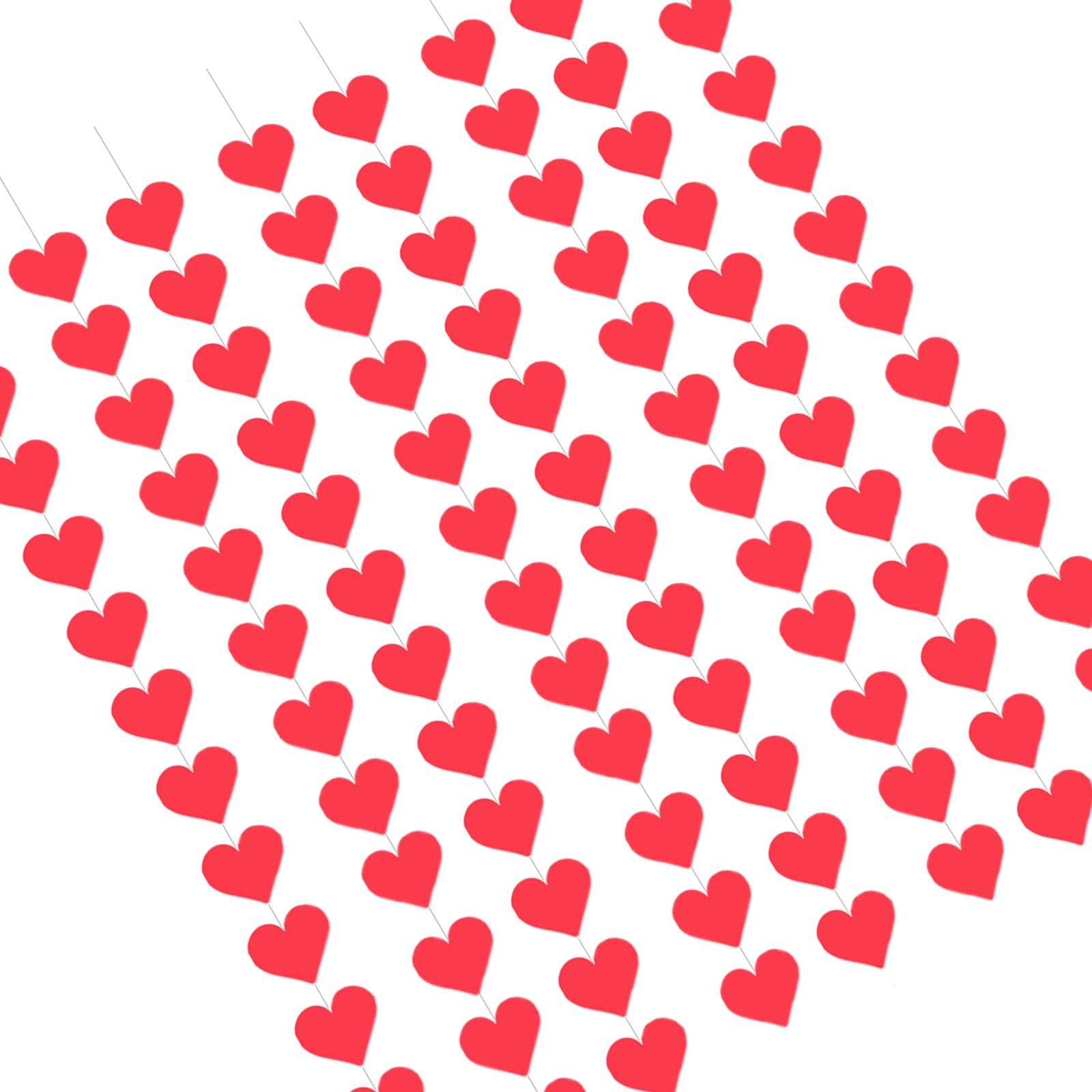 Jazuaiao 8Pcs Portable Valentine ' s Day Hanging Swirls Elegant Heart Ceiling Heart Streamers for Party and Home Decoration Hanging Swirls Decorations