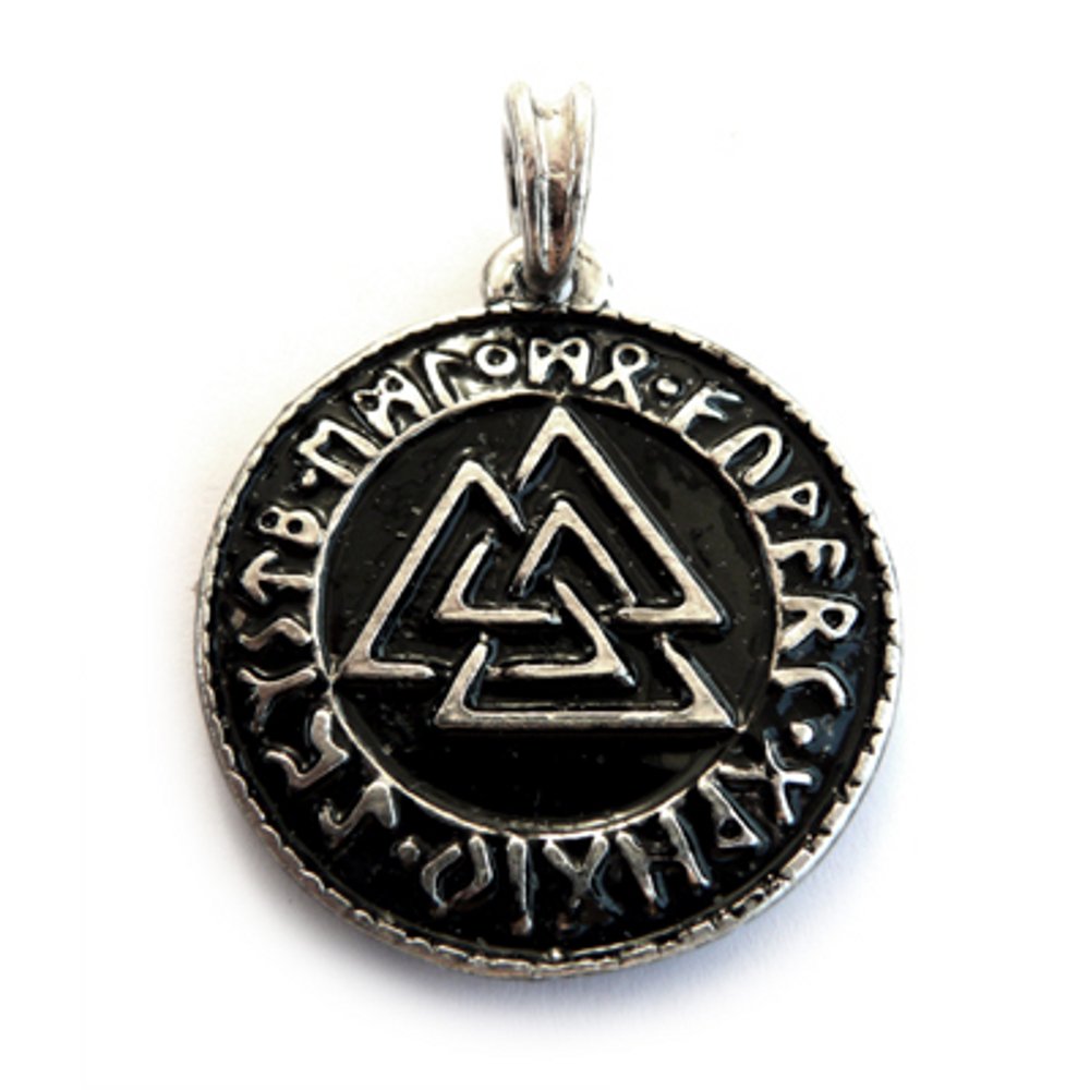 Pendentif wotan odin en argent sterling, le cadeau viking idéal livré avec sa chaîne