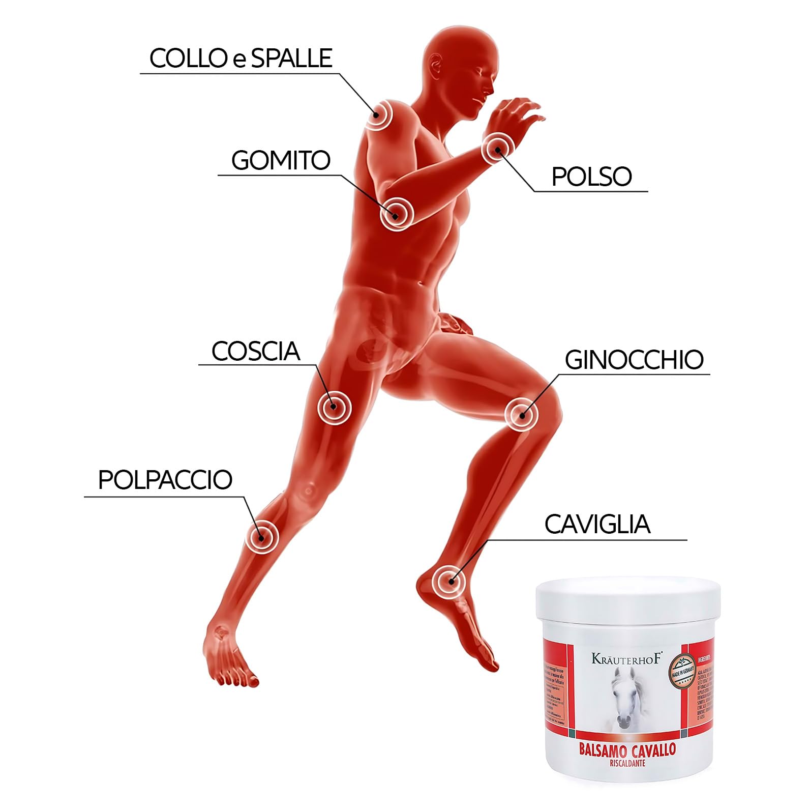 Krauterhoff Balsamo Cavallo Riscaldante 250ml