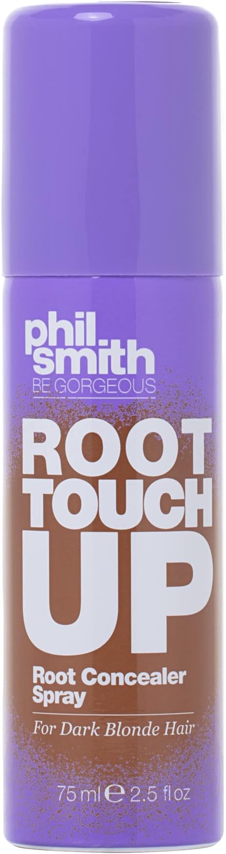 Phil Smith Be Gorgeous | Root Touch Up Root Concealer Spray for Dark Blonde Hair | Quick Drying | Hides Grey Hairs | 75 ml