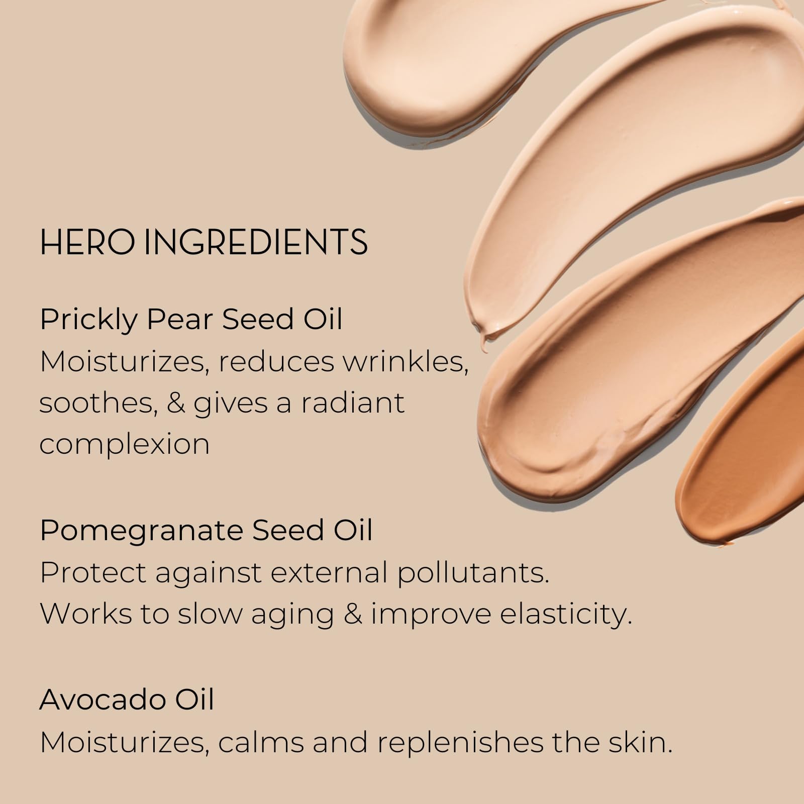 INIKA Organic BB Cream Foundation - Vegan Makeup with Hydrating Prickly Pear, Jojoba, and Pomegranate Seed Oil - Lightweight, Radiant BB Glow for Balanced Skin Tone, Cream, 1 fl oz