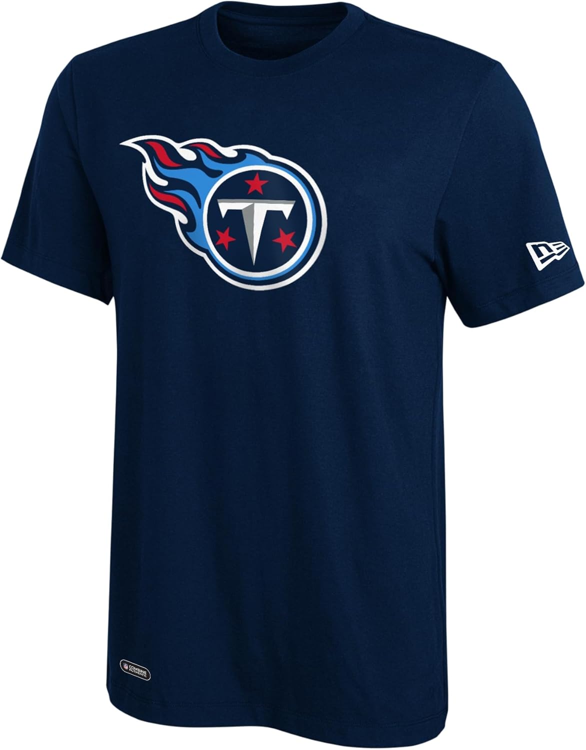 New Era NFL Football Men's Stadium Logo Short Sleeve Performance T-Shirt, Tennessee Titans, X-Large
