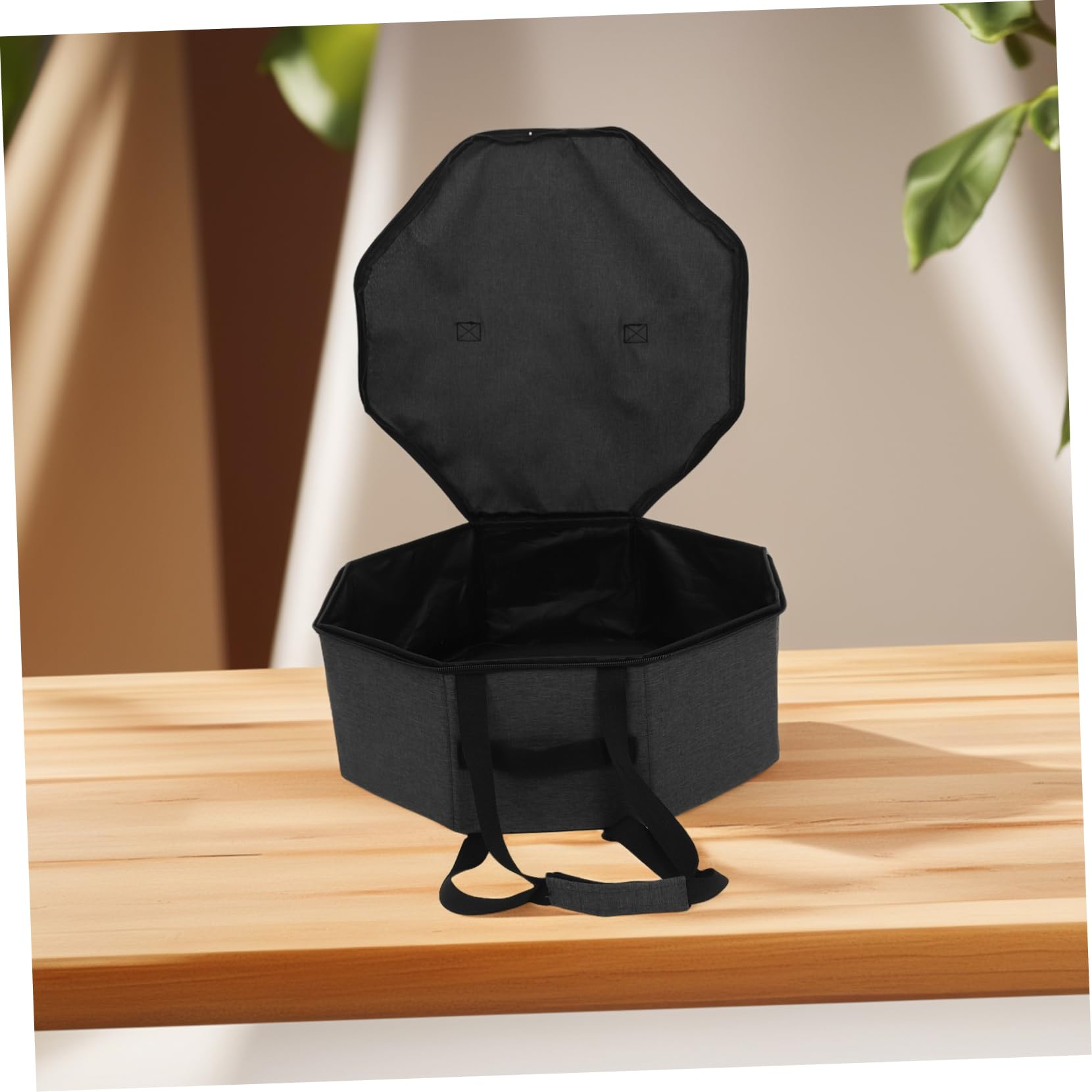 Caja Grande Con Asas Para Sombreros De Organizador De Viaje Para Almacenamiento De Gorras