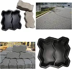 05 Forma Para Bloquete 24x10x8cm Paver Calçada Molde Bloco De Cimento