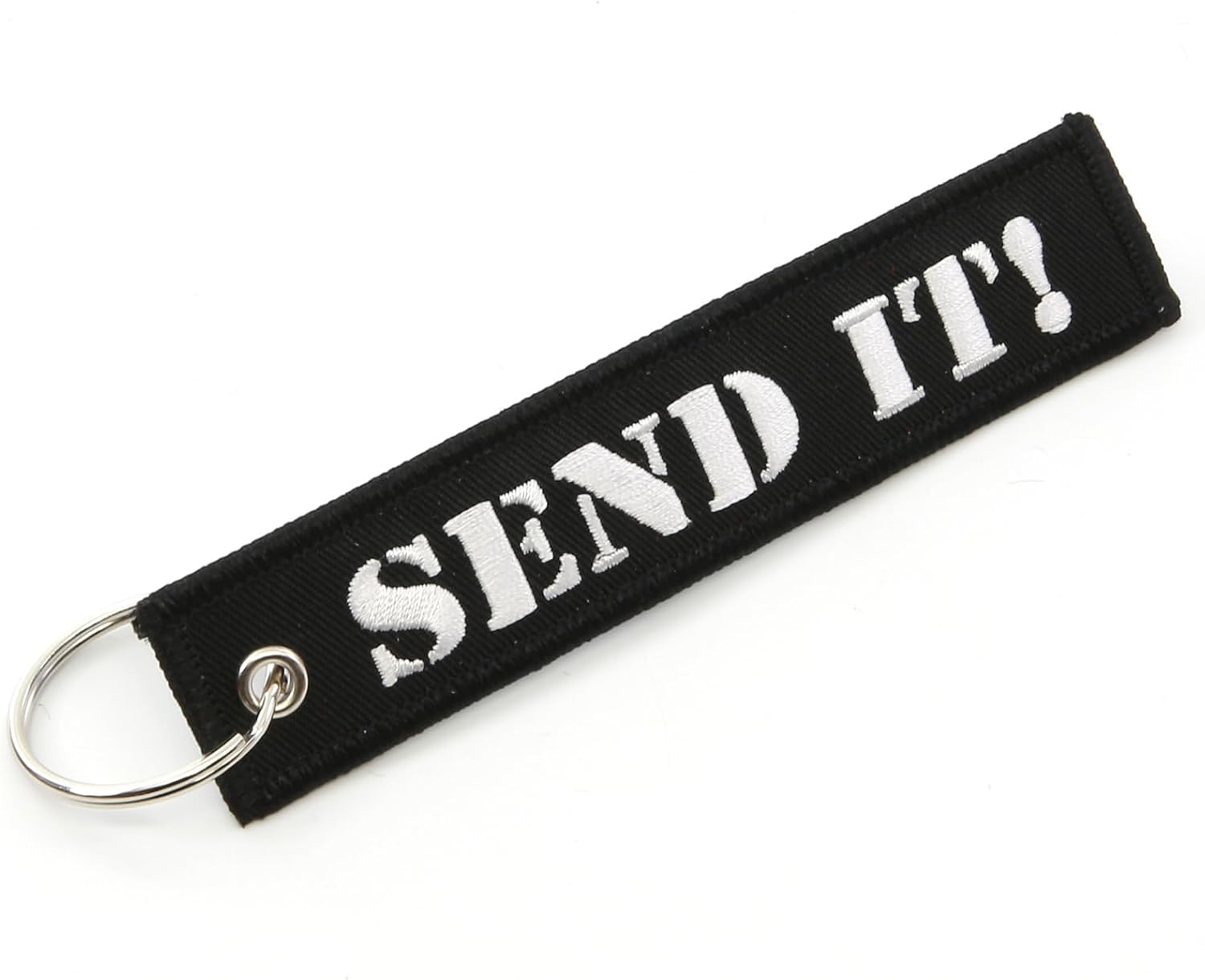 Rotary13B1 SEND IT! - Key Chain Jet Tag - Size 1 inch tall x 5 inches wide