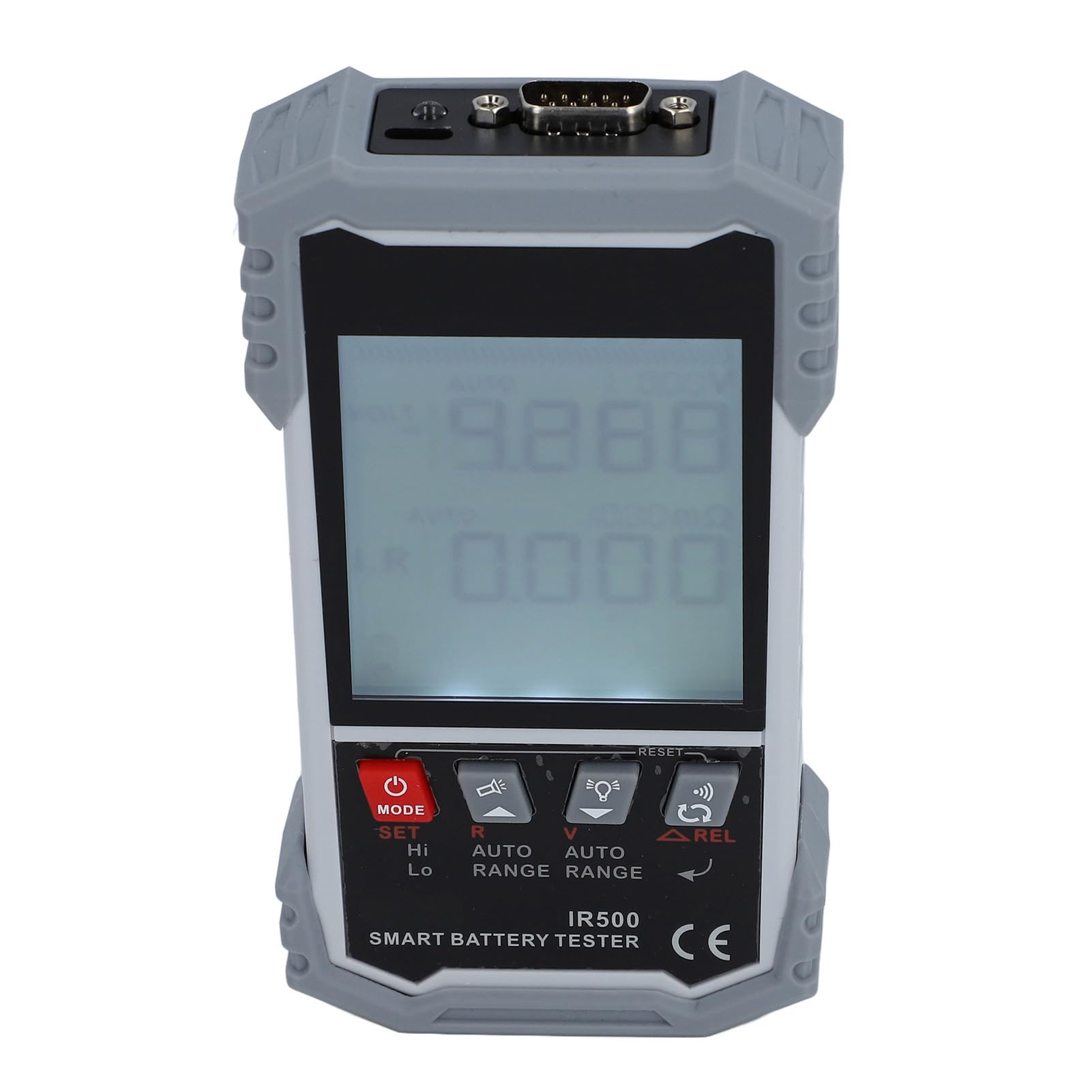 Comprobador de batería de coche con indicador TN de 32 pulgadas, DC0 V 120 V ± 0 mΩ 500 y comprobador interno para NICD