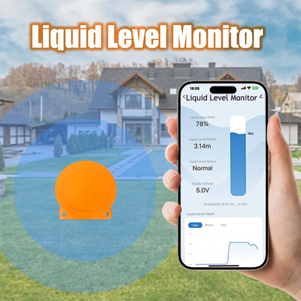 Moray ME201W Tuya Smart Life Mobile APP Wireless WiFi Smart Home Remote IP65 Impermeable Ultrasónico Líquido Agua Aceite Tanque de Combustible Sensor Monitor Sensor Controlador Automático Indicador de