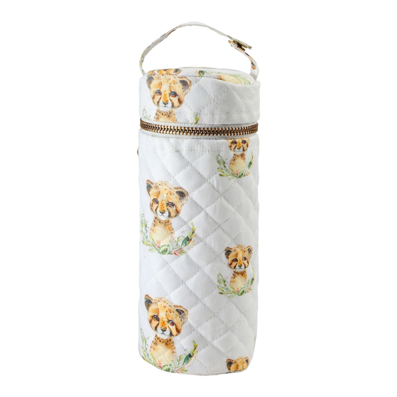 Little Leo Bottle Cover | Insulated Cotton Pouch | Fits Standard Bottles-picture-19
