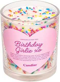 Birthday Cake Scented Candle with Sprinkles, Natural Soy Candle with Birthday Cake, Aromatherapy for Relaxation, Unique Candles Gifts for Women, 60-Hour Burn Time - Candier by Ryan Porter
