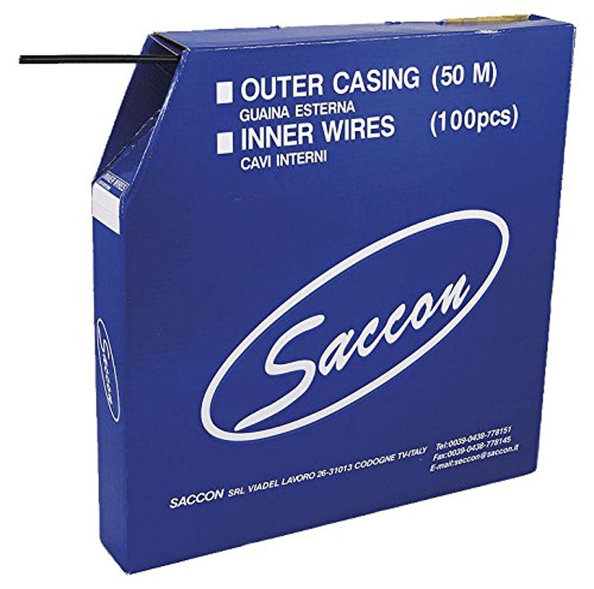 Saccon Caja De 50 Metros De Funda De Cambio Negra - 4