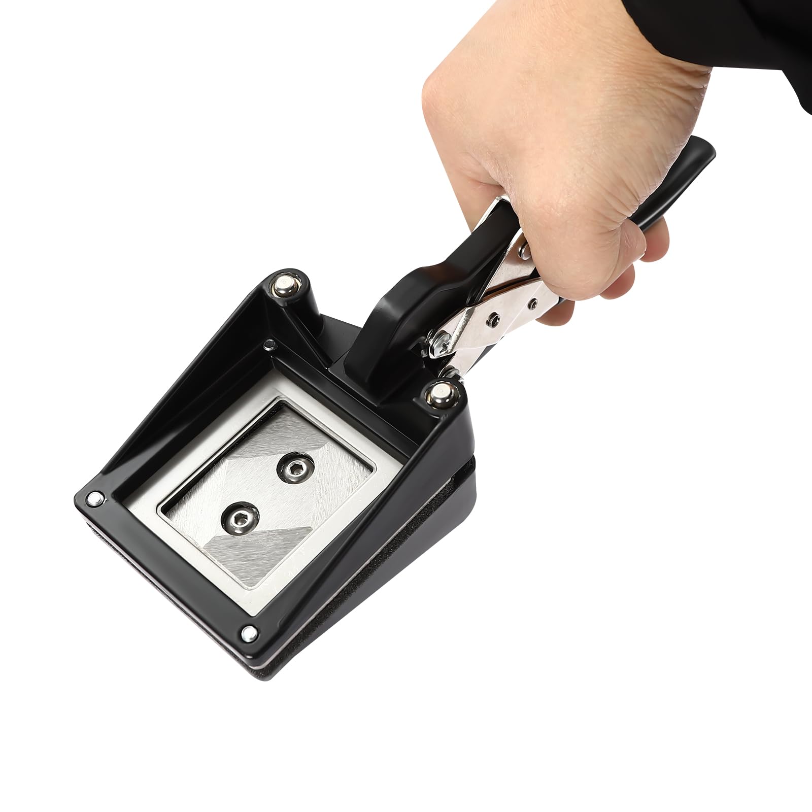 Petite machine à découper pour photo de passeport - 35 x 45 mm - Perforatrice portable pour photo d'identité - Pour couper des photos de passeport au format 1,4 x 1,8"