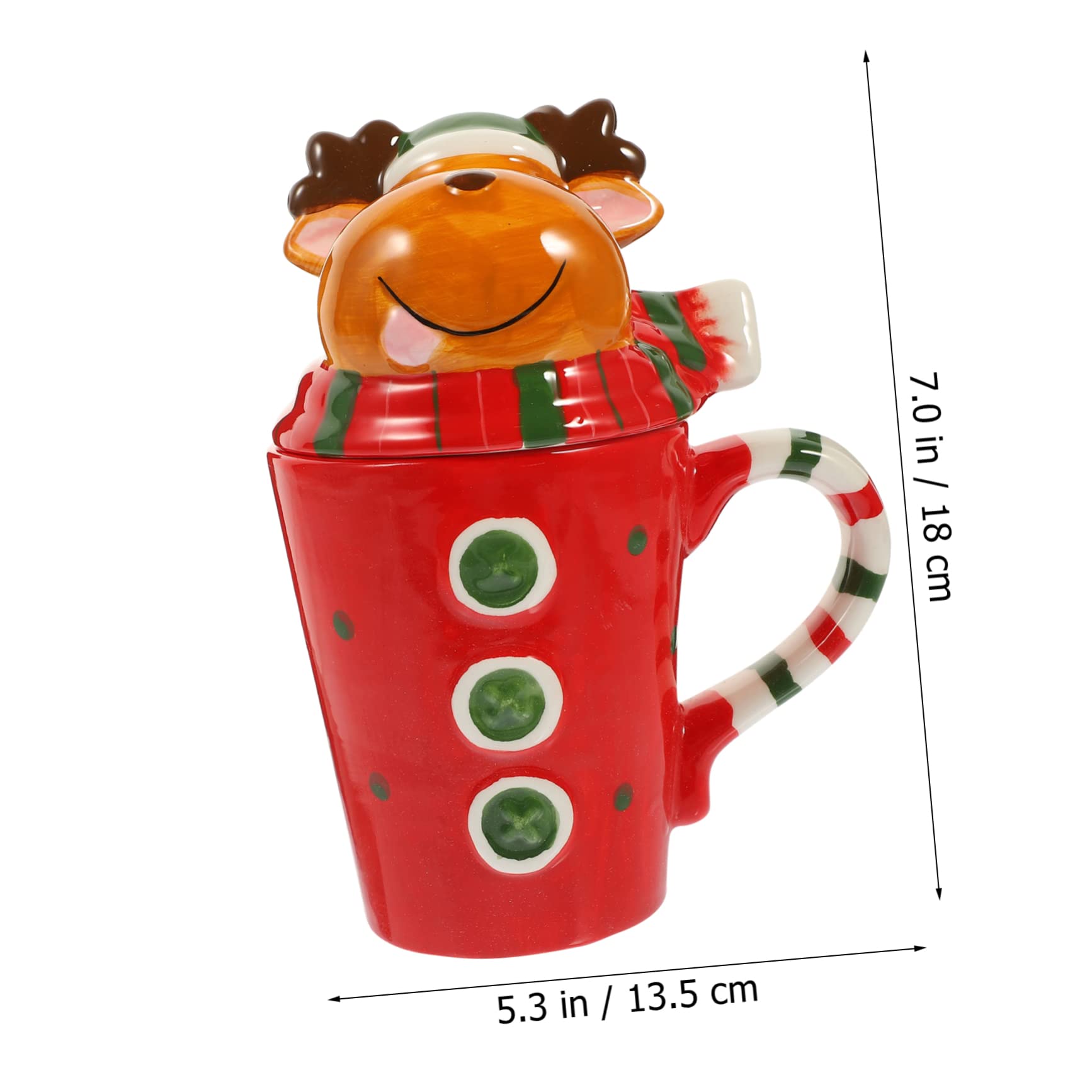 Tasse De Noël En Céramique Avec Motif De Dessin Animé Tasse À Café Décorative Pour La Maison Et Le Bureau