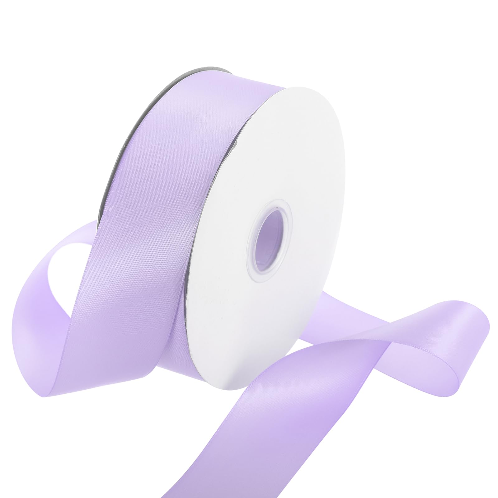 Rebower 38mm Satin Ribbon 46m Thick Double Face Grosgrain Silk Ribbon, [for Gift Wrapping, Hair Bows, Wedding,…