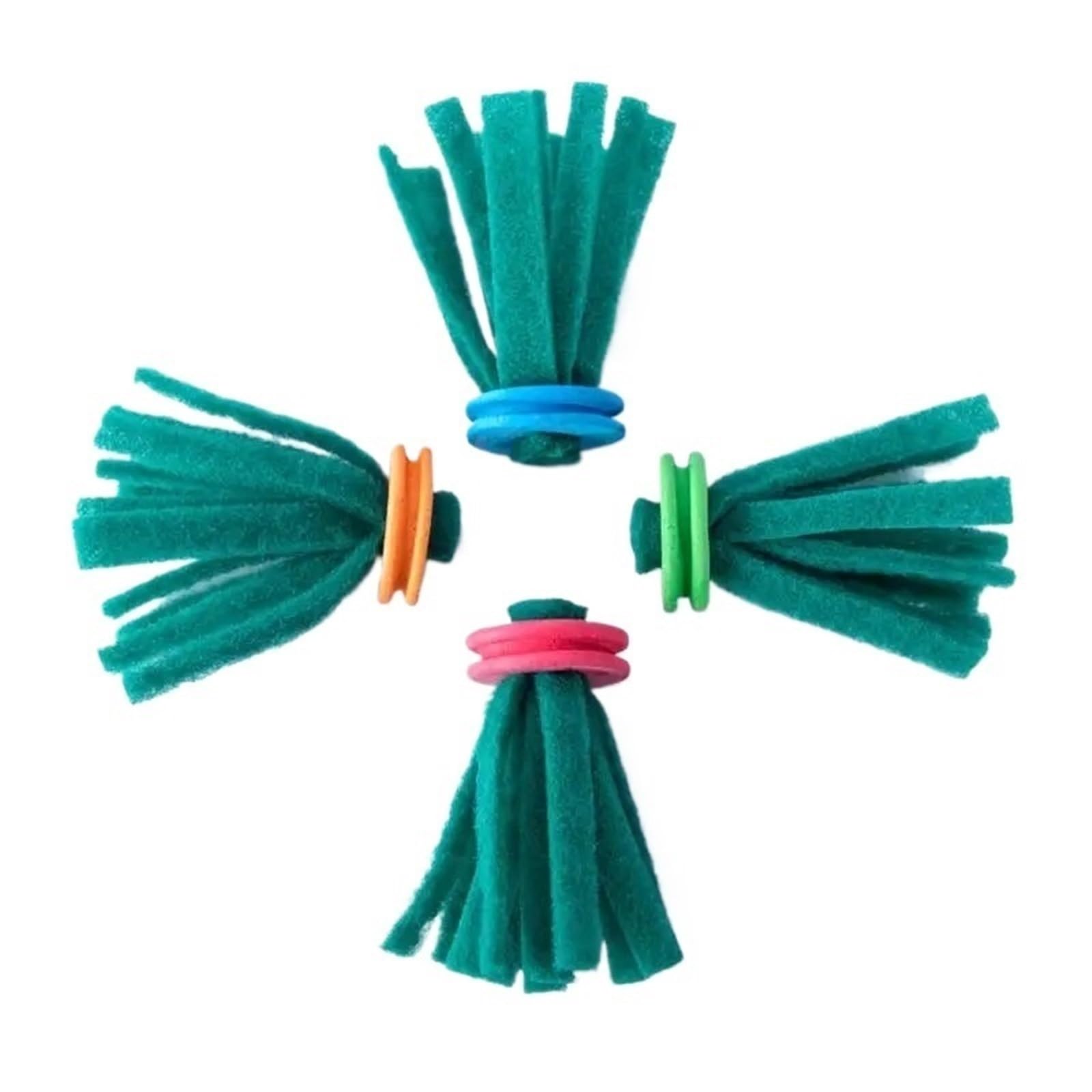 Luvafey Fish Spawning Mops 15pcs Fish Breeding Mop Spawning Aquarium Angelfish Shrimp Egg Laying Reproduction Ornament for Home Aquarium Egg Laying Aquatic Tank Decorati