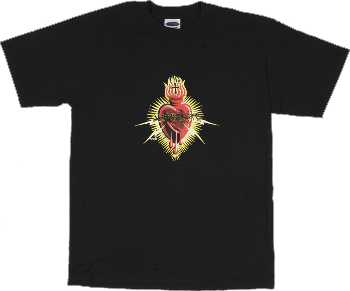 PosterPop Almera Electric Heart T Shirt XXL Black