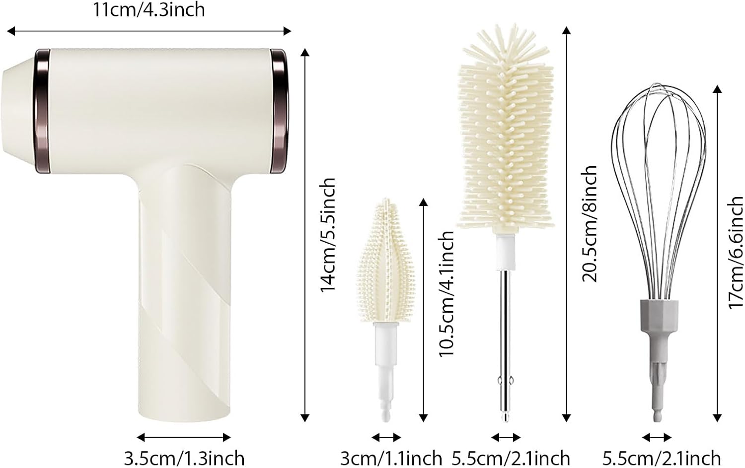 Electric Infant Bottle Brush Set Pace Motor 360 Rotation Silicone Bristles 12Inch Profound Cleanser Rechargeable USB Create for Cups Cups ABS Electric Milk Container Brush Set