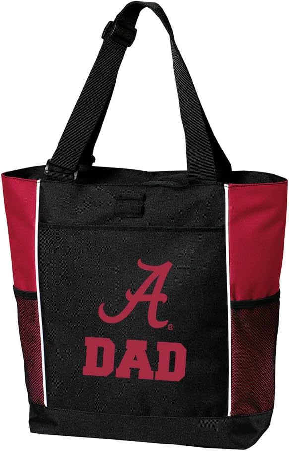 Broad Bay University of Alabama Dad Tote Bags Crimson Tide Proud UA Father Totes Beach Travel