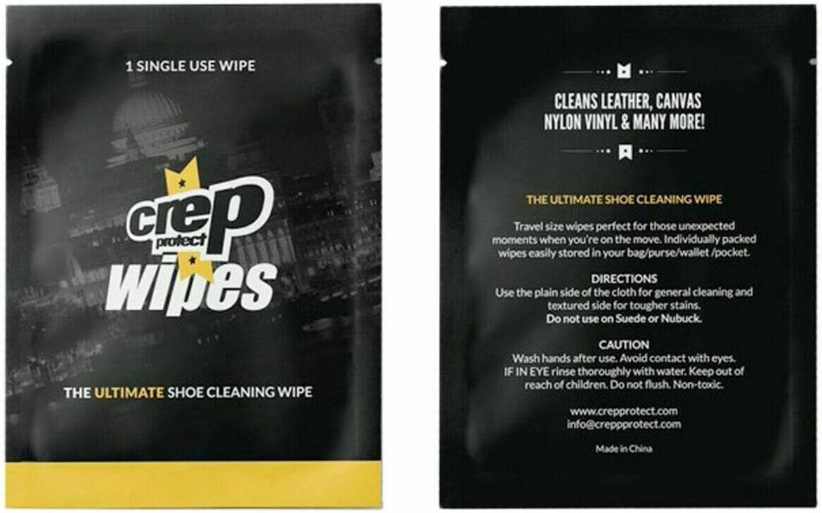Crep Protect Ultimate Shoe Cleaning Wipes, 24 Count