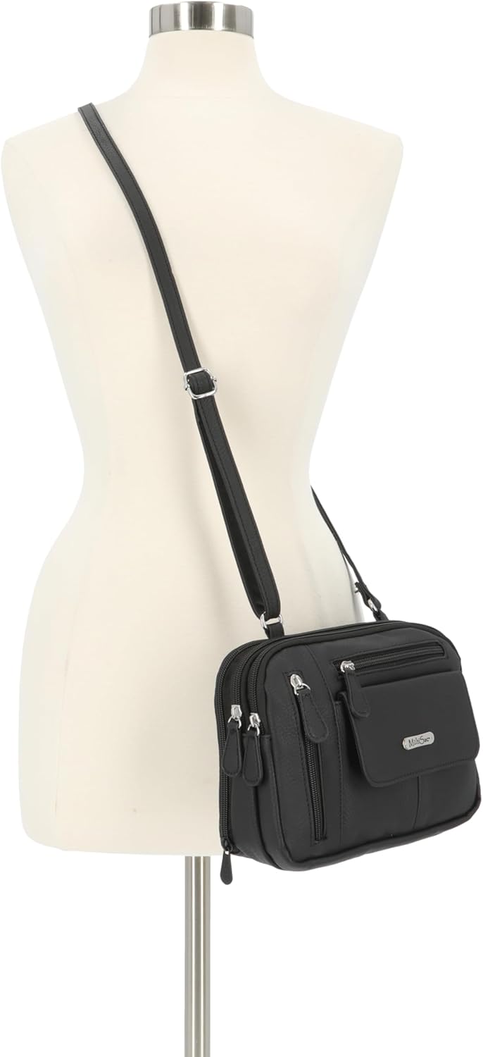 MultiSac Zippy Triple Compartment Crossbody Bag - Image 5